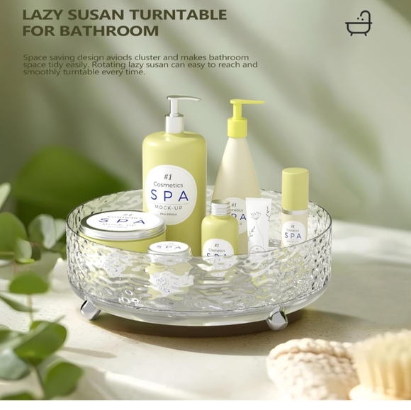 NIB Lazy Elegant Lazy Susan Turntable Organizer - Picture 4 of 6